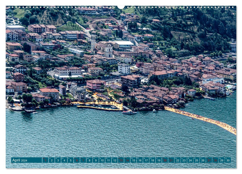 Lac d'Iseo (Calendrier mural CALVENDO 2024) 