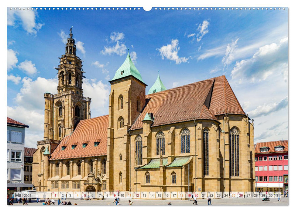 Baden-Württemberg city views (CALVENDO Premium wall calendar 2024) 