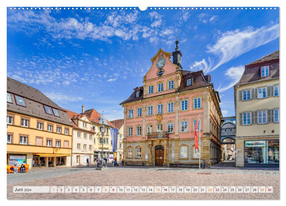 Baden-Württemberg Stadtansichten (CALVENDO Premium Wandkalender 2024)