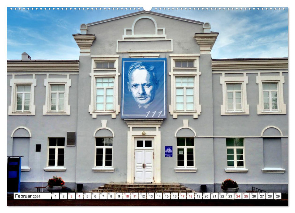 Le poète du Don - Prix Nobel Mikhail A. Sholokhov (calendrier mural CALVENDO 2024) 