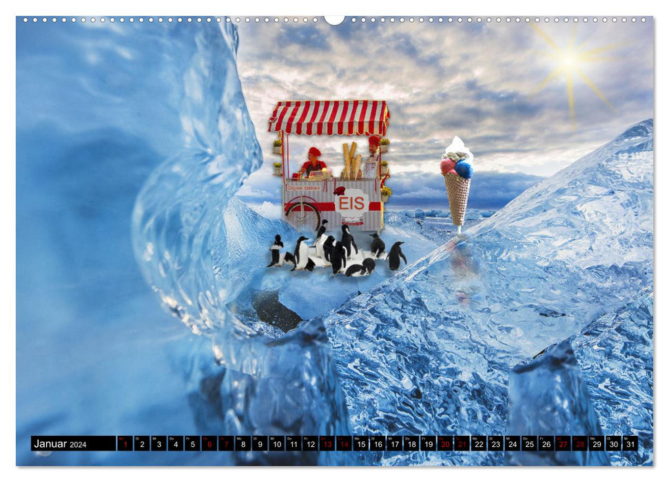 wundersame Welt der digitalen Fotografie (CALVENDO Premium Wandkalender 2024)