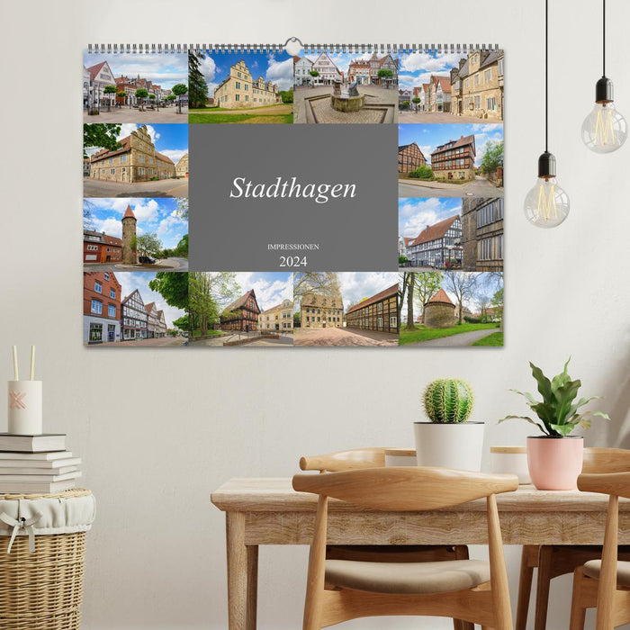 Stadthagen impressions (CALVENDO wall calendar 2024) 