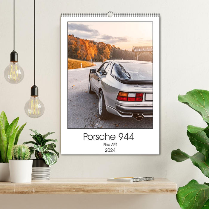 Porsche 944 - Fine Art (Calendrier mural CALVENDO 2024) 
