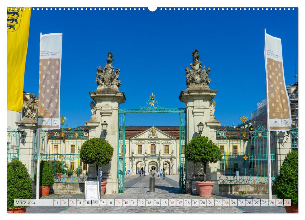 Ludwigsburg Impressionen (CALVENDO Premium Wandkalender 2024)