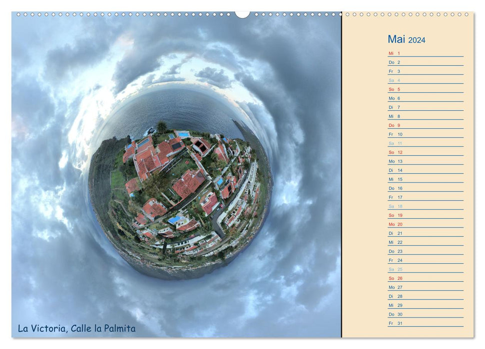Teneriffa - kleine Planeten (CALVENDO Wandkalender 2024)