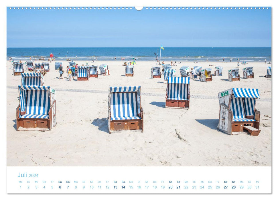 Sommer auf Norderney (CALVENDO Premium Wandkalender 2024)