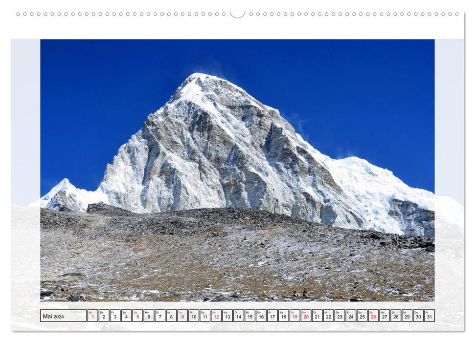 NEPALS Bergriesen im grandiosen Himalaya (CALVENDO Wandkalender 2024)