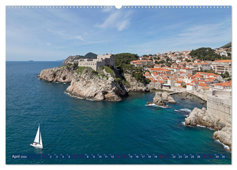 Weltkulturerbe Dubrovnik (CALVENDO Wandkalender 2024)
