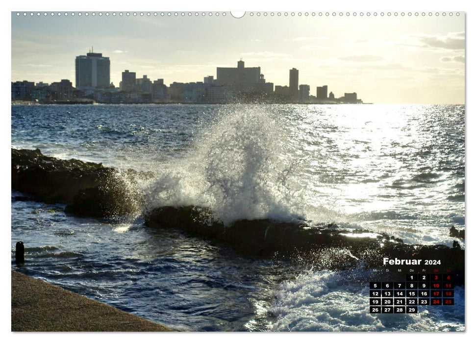 Licht-Blicke - Strahlendes Havanna (CALVENDO Wandkalender 2024)