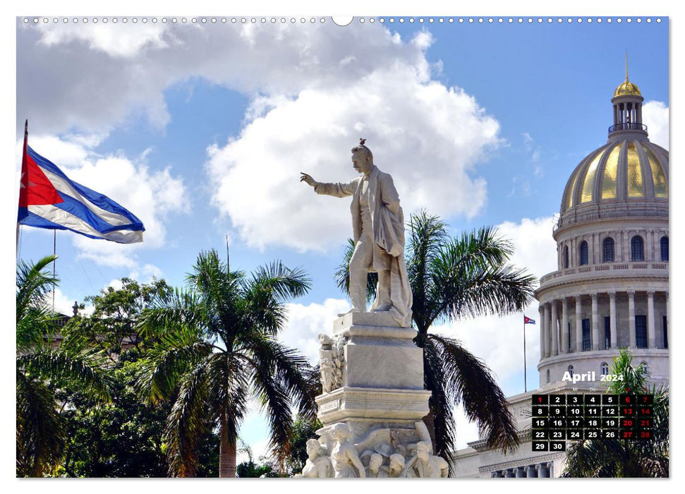 Licht-Blicke - Strahlendes Havanna (CALVENDO Wandkalender 2024)