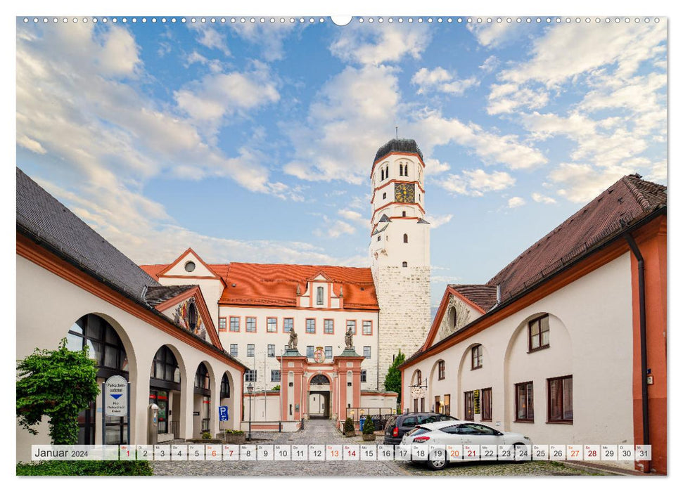 Dillingen an der Donau Impressionen (CALVENDO Wandkalender 2024)