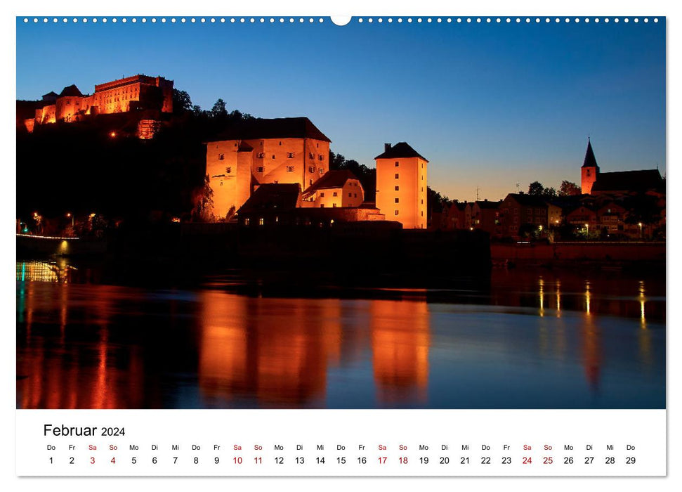 Impressionen aus Passau (CALVENDO Wandkalender 2024)