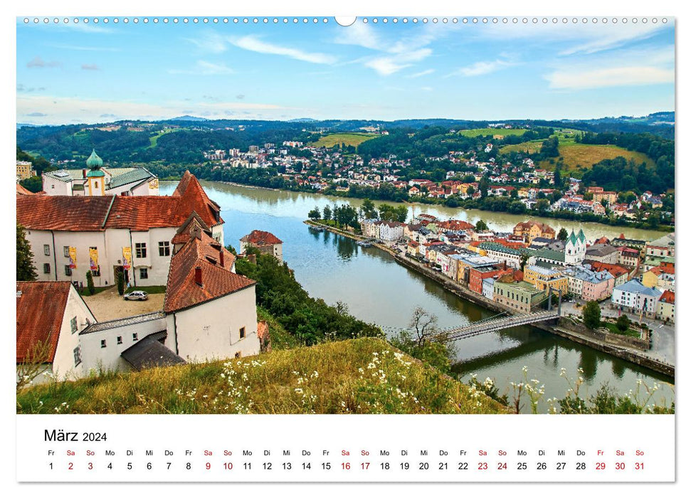Impressionen aus Passau (CALVENDO Wandkalender 2024)