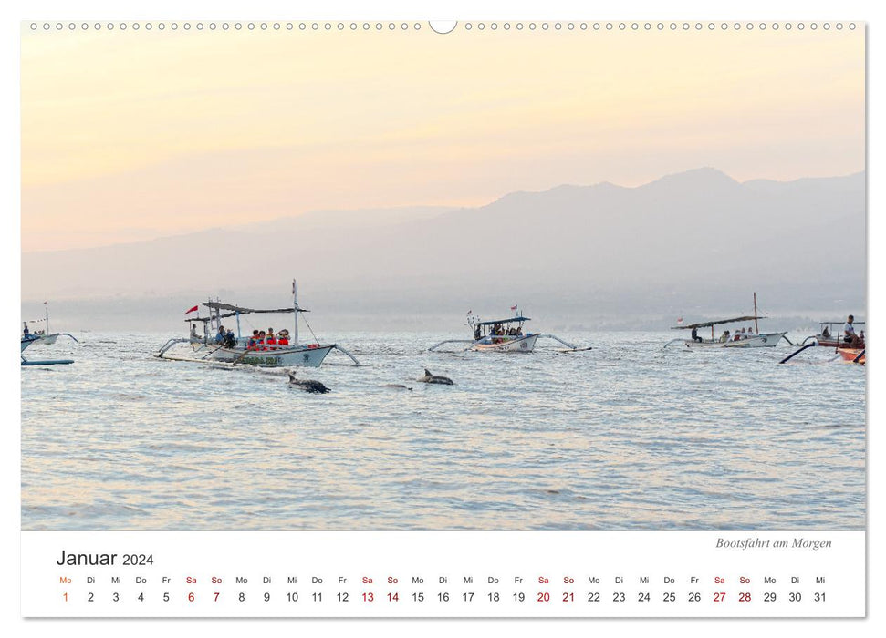 Impressionen einer Reise durch Bali (CALVENDO Wandkalender 2024)