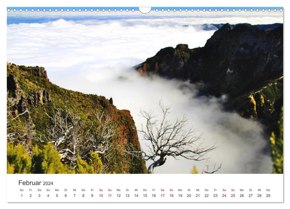 Madeira - A beautiful pearl in the Atlantic (CALVENDO wall calendar 2024) 