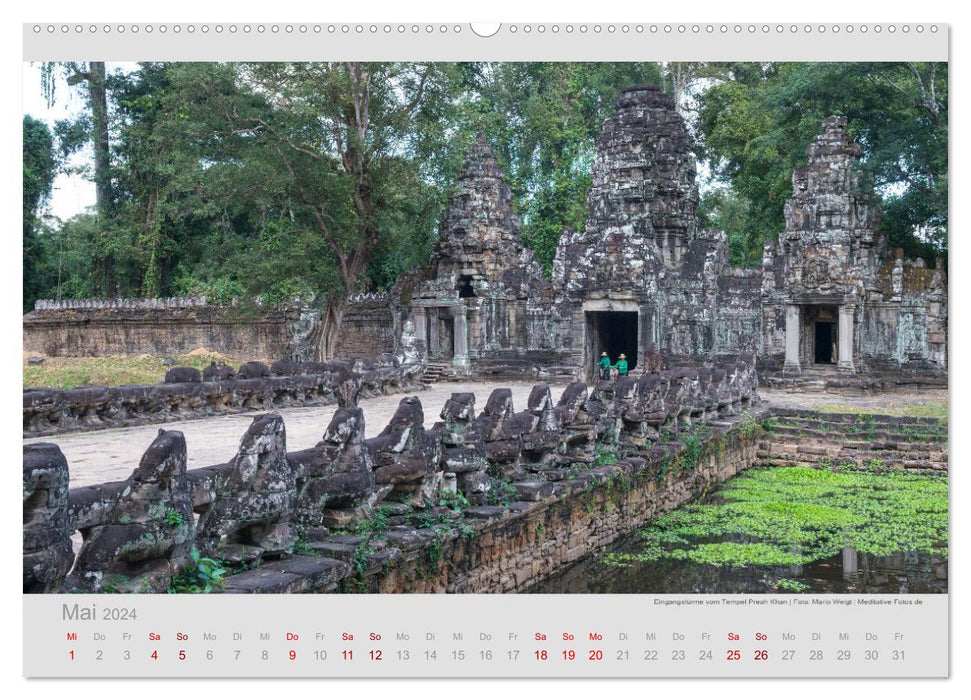 KAMBODSCHA - Im Land der Khmer (CALVENDO Premium Wandkalender 2024)