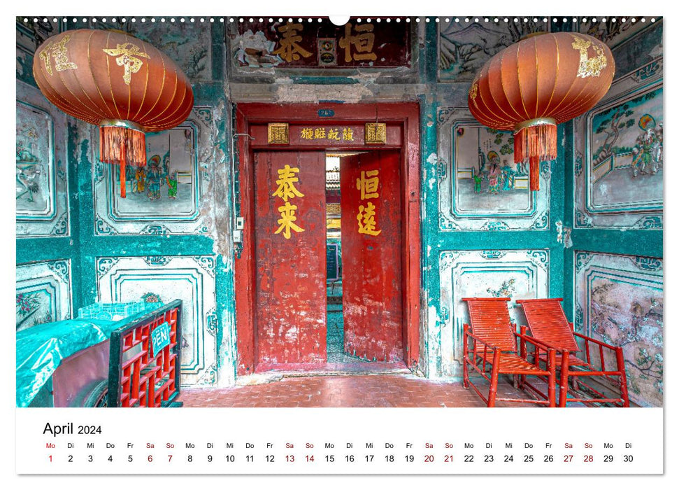 Buddhistische Tempel Thailand (CALVENDO Premium Wandkalender 2024)