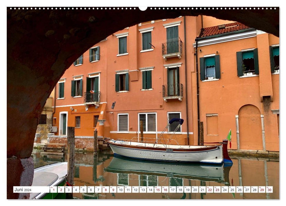 Das Podelta mit Chioggia und Comacchio (CALVENDO Premium Wandkalender 2024)