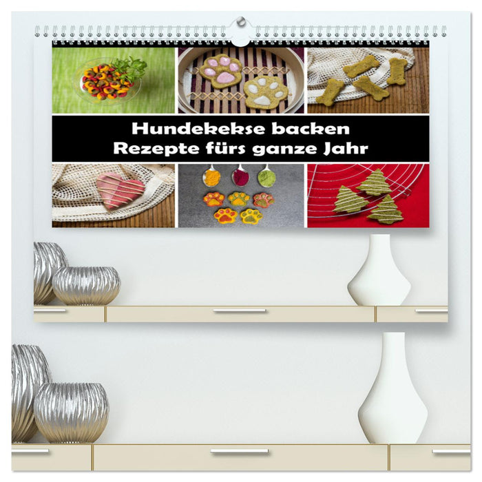 Hundekekse backen - Rezepte fürs ganze Jahr (CALVENDO Premium Wandkalender 2024)