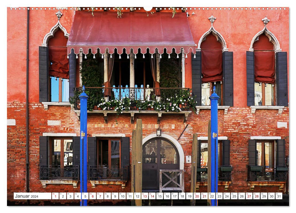Venedig - pittoreske Schönheit (CALVENDO Wandkalender 2024)