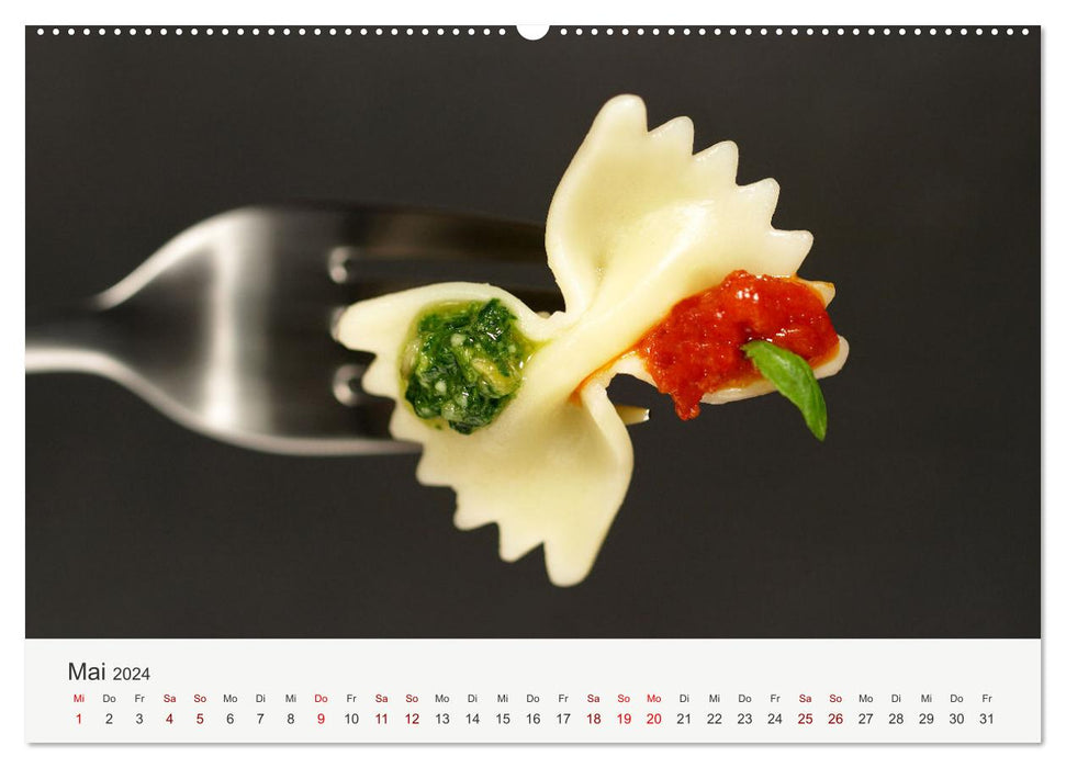 Vegan Food Calendar – Dishes and Snacks (CALVENDO Wall Calendar 2024) 