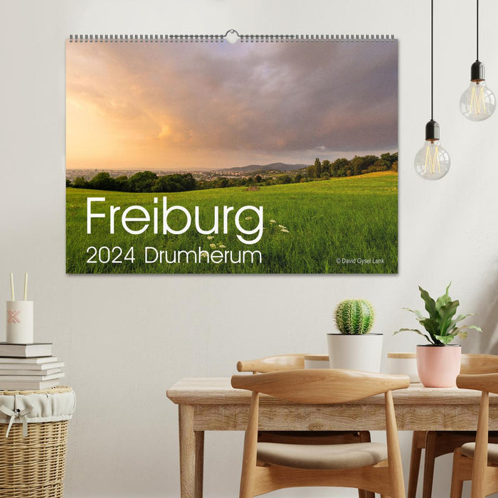 Freiburg, Drumherum (CALVENDO Wandkalender 2024)