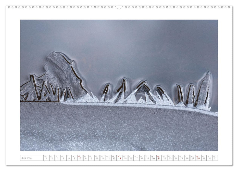 ICE ART - Zauberhafte Eiswelt (CALVENDO Premium Wandkalender 2024)