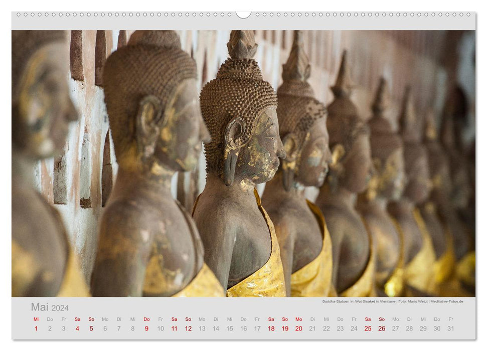 LAOS - Im Land der Stille (CALVENDO Premium Wandkalender 2024)