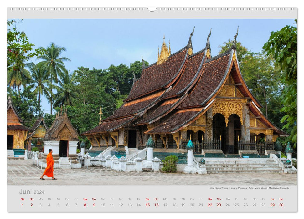 LAOS - Im Land der Stille (CALVENDO Premium Wandkalender 2024)