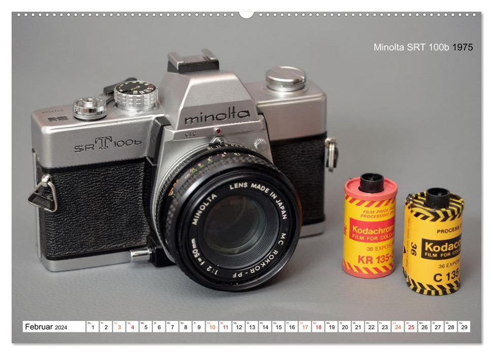 Spiegelreflexkameras der 1950er-1980er Jahre (CALVENDO Wandkalender 2024)