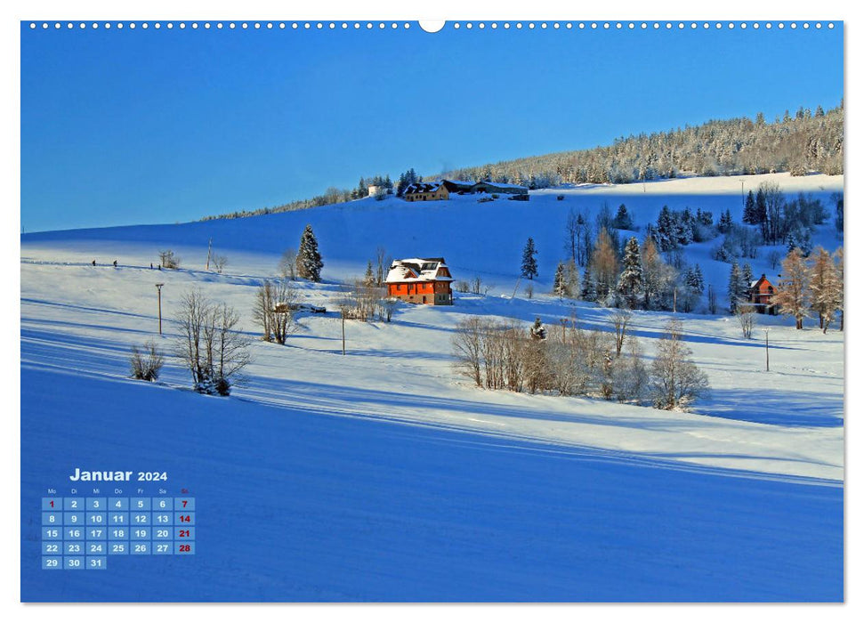 Die Schönheit der Jahreszeiten, Sehnsucht nach Farbe und Leichtigkeit (CALVENDO Premium Wandkalender 2024)