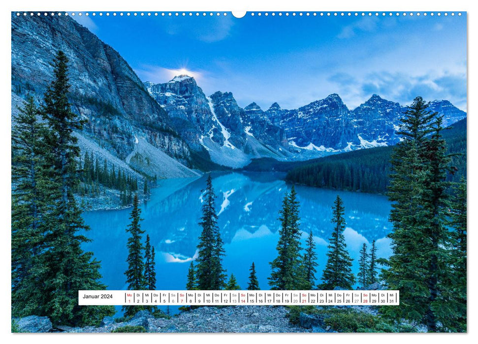 Die Kanadischen Rocky Mountains (CALVENDO Premium Wandkalender 2024)