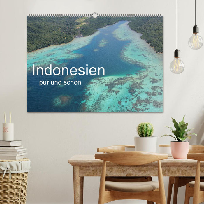 Indonesien pur und schön (CALVENDO Wandkalender 2024)
