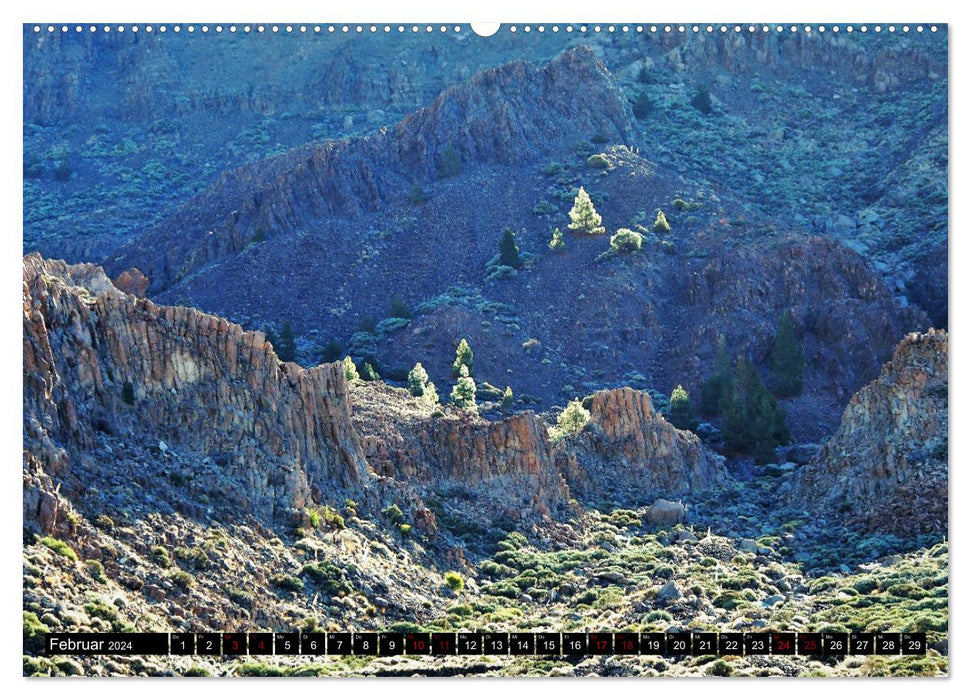 El Teide et les Canadas (Calendrier mural CALVENDO Premium 2024) 