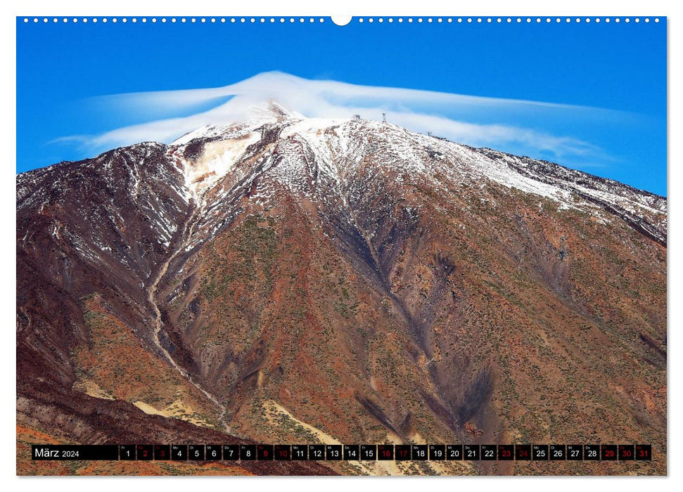 El Teide und die Canadas (CALVENDO Premium Wandkalender 2024)