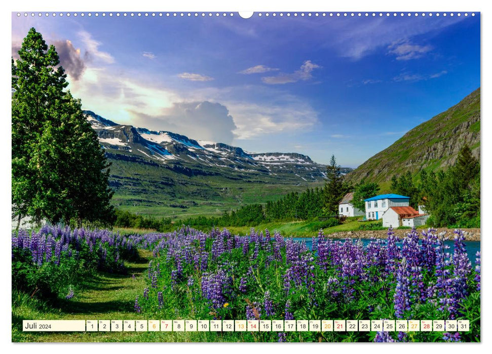 Island - die Welt erwartet Dich (CALVENDO Premium Wandkalender 2024)