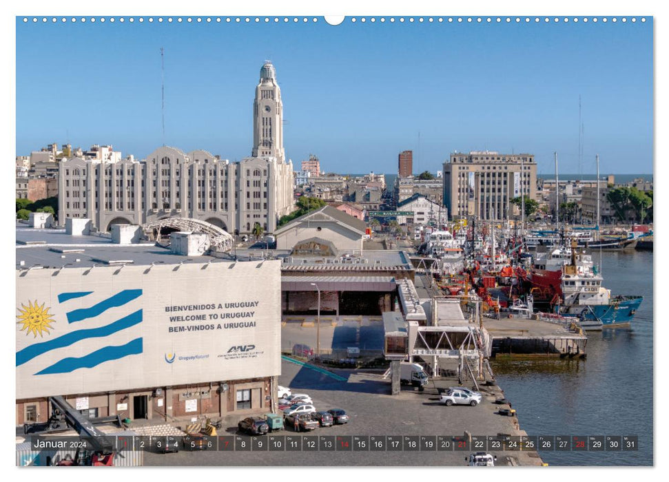 Métropoles du Rio de la Plata (Calendrier mural CALVENDO Premium 2024) 