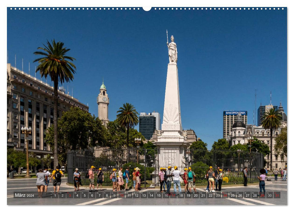 Metropolen am Rio de la Plata (CALVENDO Premium Wandkalender 2024)
