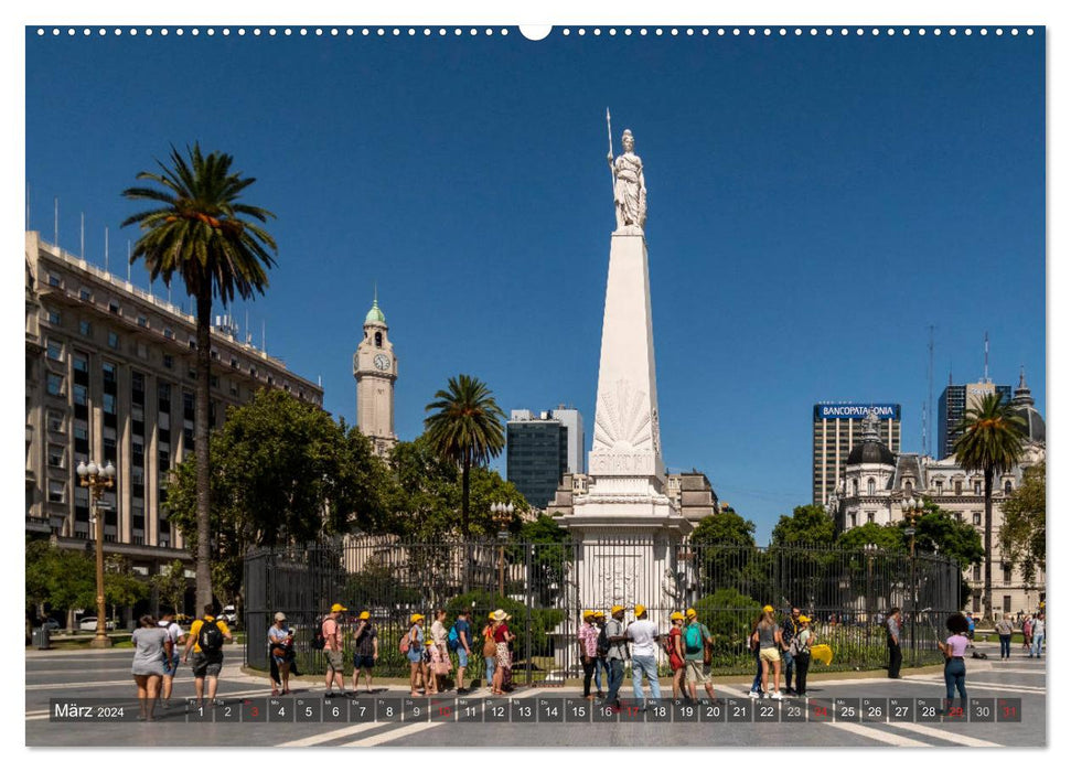 Métropoles du Rio de la Plata (Calendrier mural CALVENDO Premium 2024) 