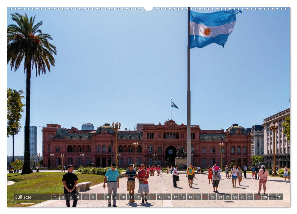 Métropoles du Rio de la Plata (Calendrier mural CALVENDO Premium 2024) 