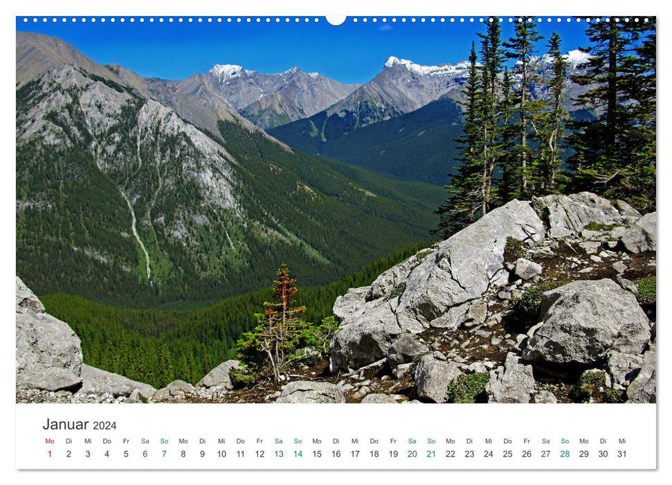 Reise durch Alberta und British Columbia (CALVENDO Wandkalender 2024)