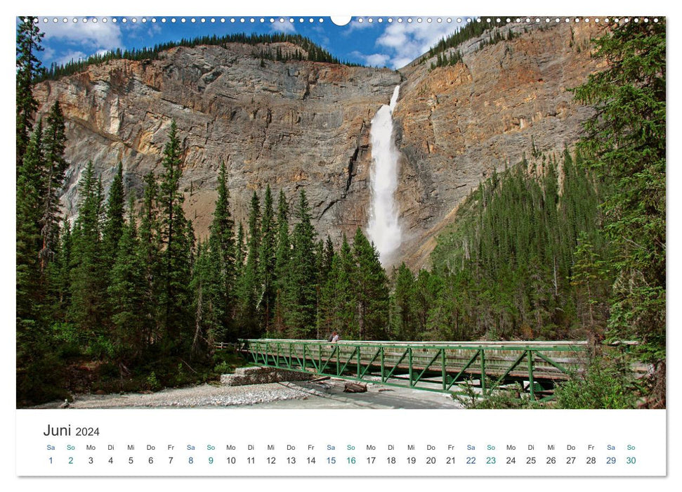 Reise durch Alberta und British Columbia (CALVENDO Wandkalender 2024)