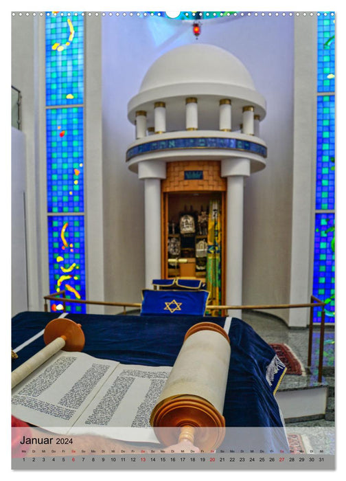 La Torah. Livres d'instructions (Calendrier mural CALVENDO Premium 2024) 