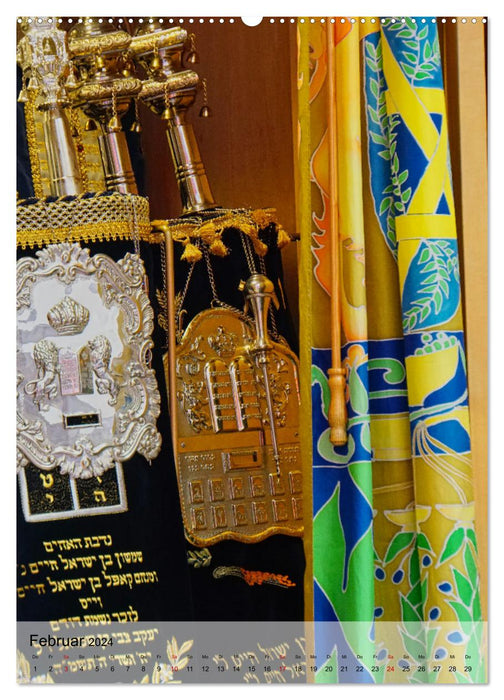 La Torah. Livres d'instructions (Calendrier mural CALVENDO Premium 2024) 