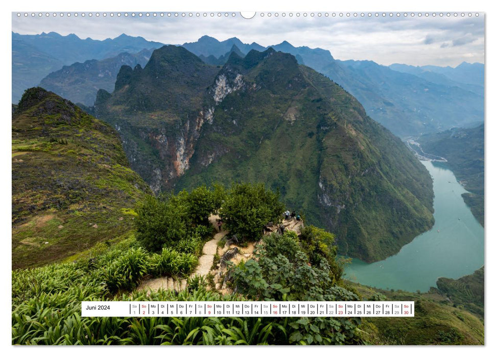 Der Ha Giang Loop in Vietnam (CALVENDO Wandkalender 2024)