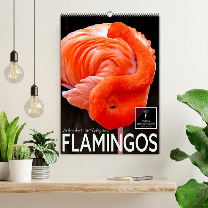 Flamingos - Eleganz und Schönheit (CALVENDO Wandkalender 2024)