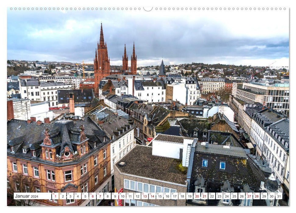 Landeshauptstadt Wiesbaden (CALVENDO Wandkalender 2024)