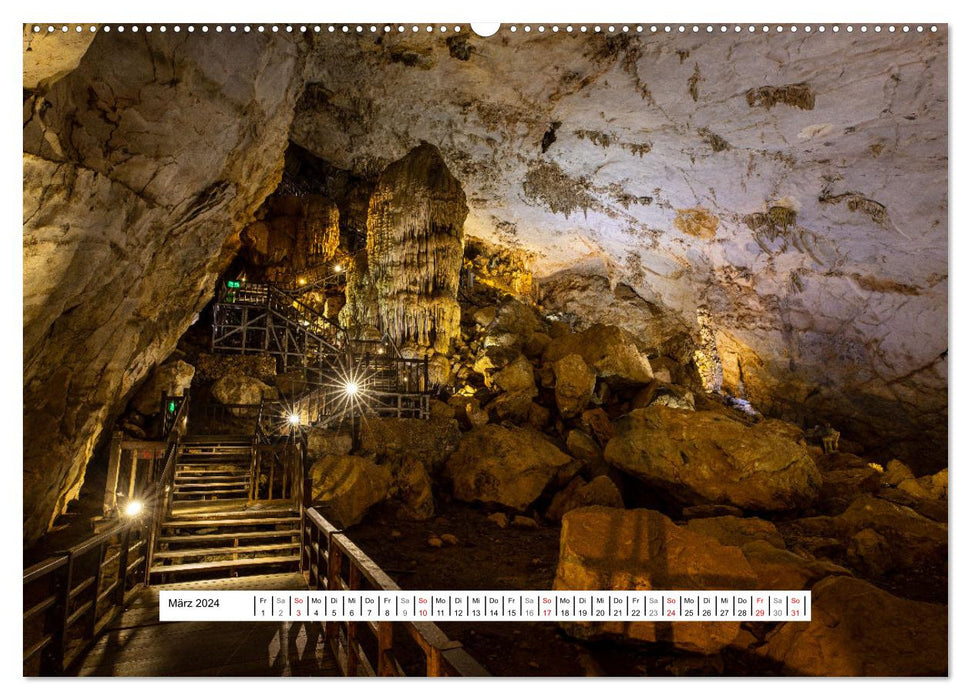 La Grotte du Paradis (Calendrier mural CALVENDO 2024) 