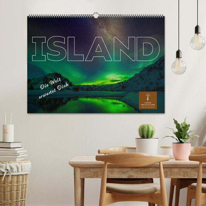 Islande - le monde vous attend (Calendrier mural CALVENDO 2024) 