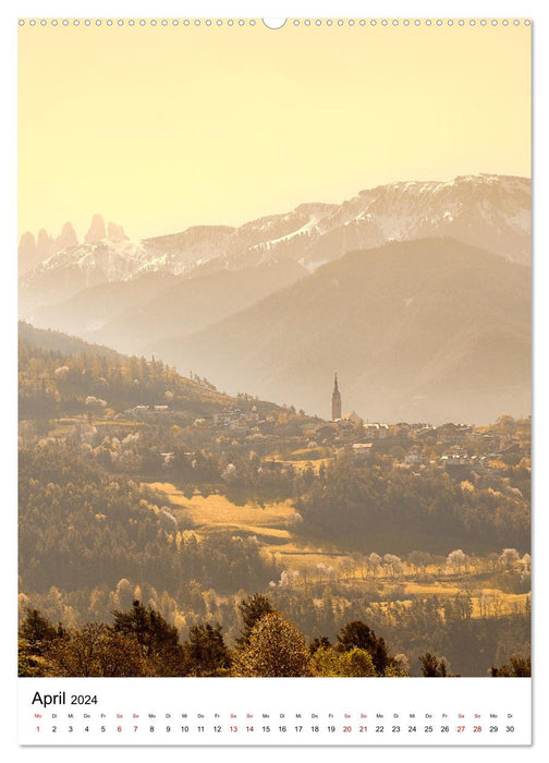 Le Tyrol du Sud en images d'ambiance (calendrier mural CALVENDO 2024) 